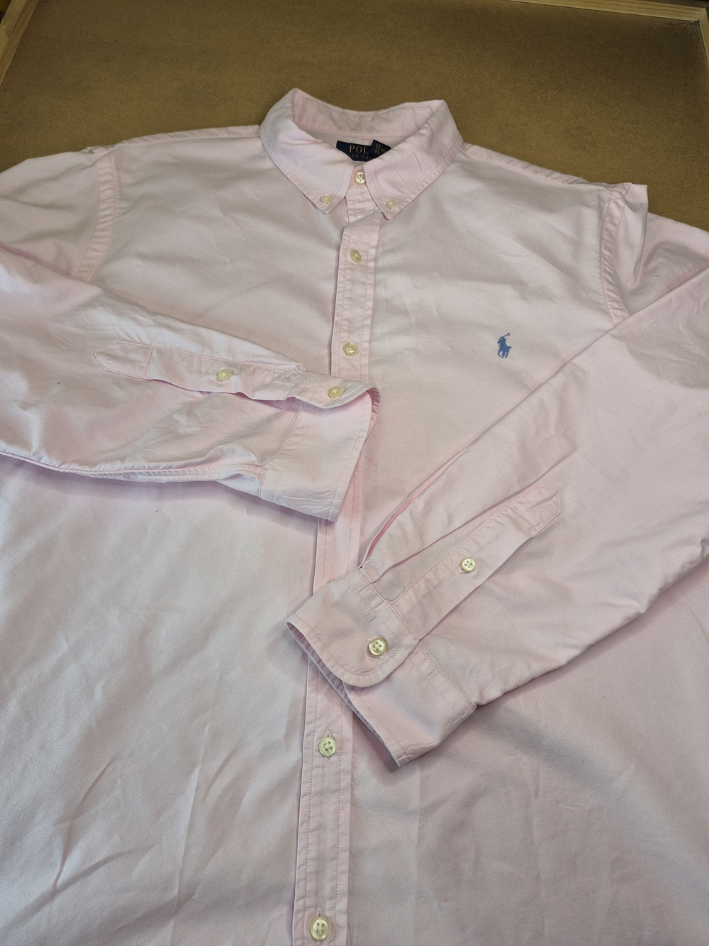 Polo by Ralph Lauren Classic Pink Button-Down Oxford Shirt